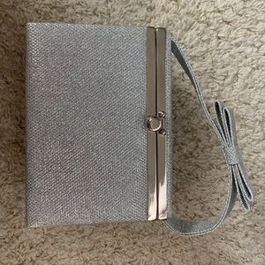 Silver box shaped purse